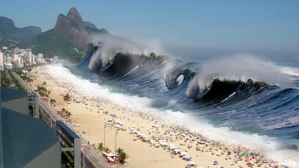 Mơ thấy một cơn sóng thần bất chợt xuất hiện